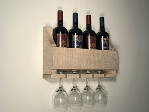 Wall unit with wine rack cheap