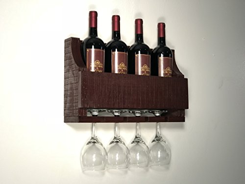 Barnwood wine rack cheap