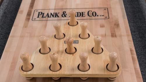 Plank & Hide - Bowling Pin Set (for Shuffleboard Tables)